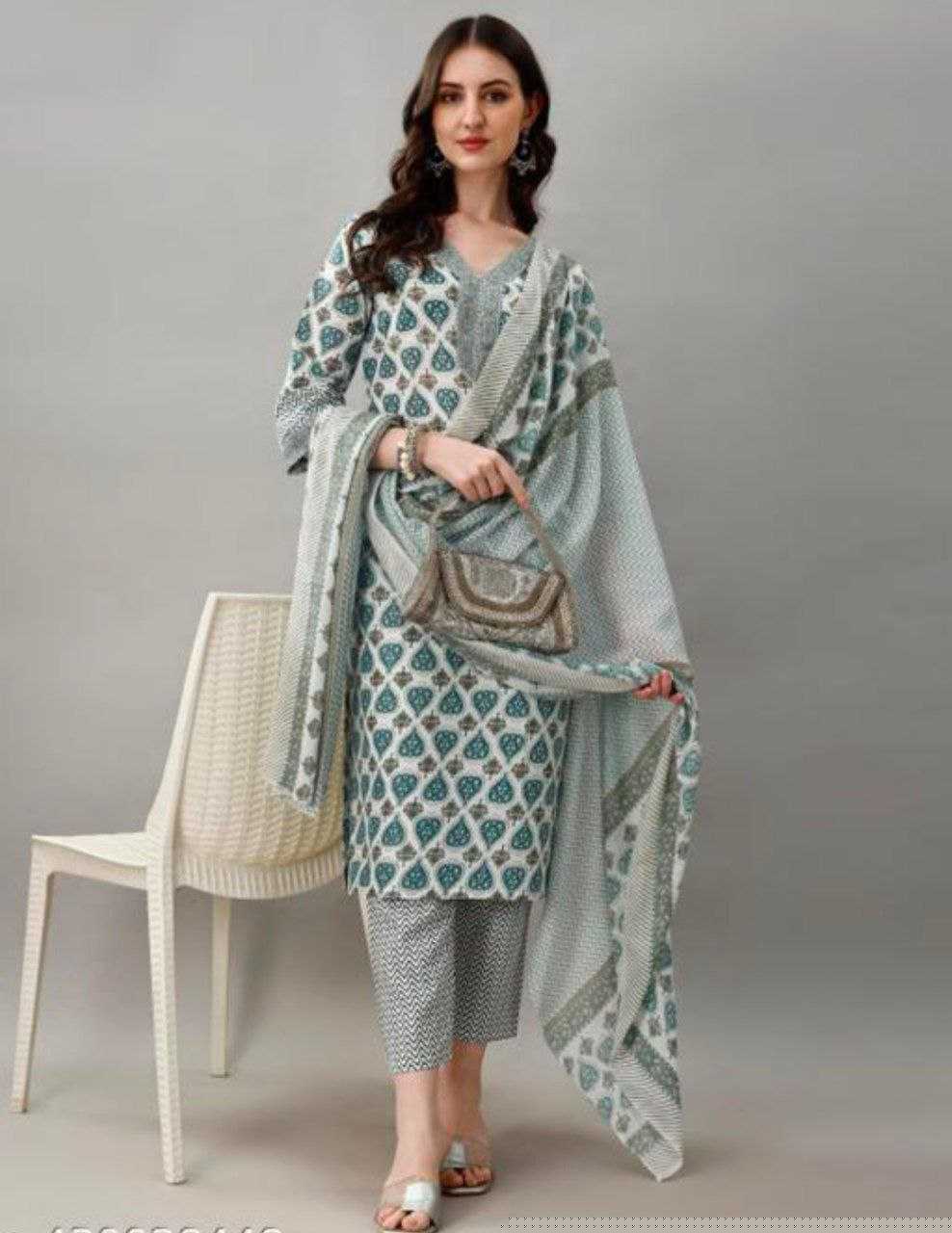 Cotton Casual Workwear Kurtis Printed Kurti - MYLUXURY LANE ENTERPRISE